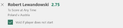 Poland v Austria bet builder