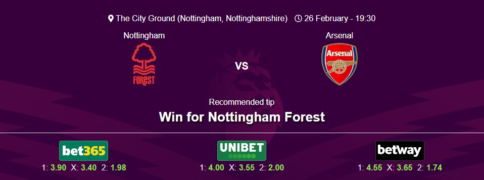 Nottingham Forest vs Arsenal - Premier League 24/25