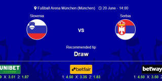 Slovenia v Serbia Euro 2024