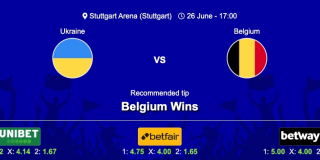 Ukraine v Belgium Euro 2024